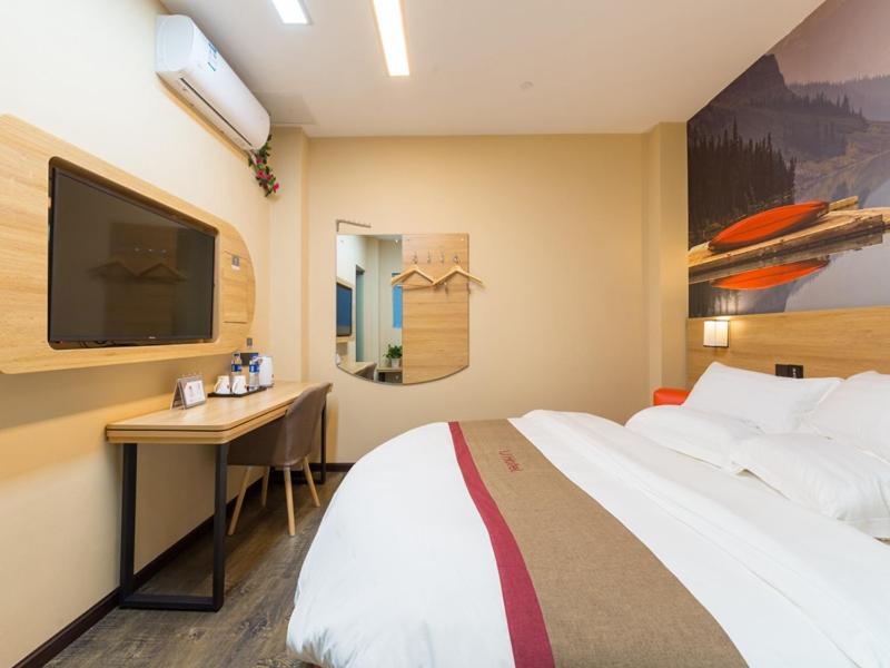 Thank Inn Chain Hotel Shanghai Songjiang District Yongfeng Road Store Exteriér fotografie