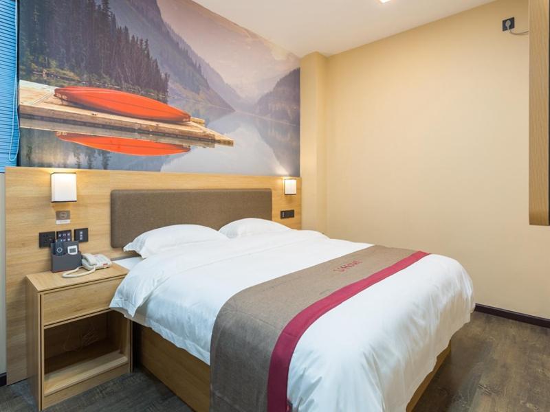Thank Inn Chain Hotel Shanghai Songjiang District Yongfeng Road Store Exteriér fotografie